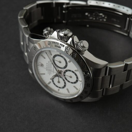 ロレックス/デイトナ16520/L番/段落ち/200タキ/逆６シングルバックル/ROLEX ZENITH DAYTONA Ref.16520 L "Mk.1 FLOATING DIAL" Mk.1  200Tachy Bezel 1989Y - 画像 (8)