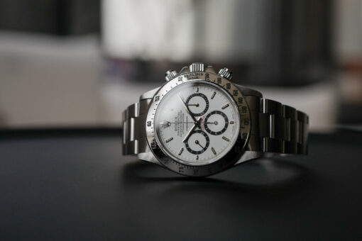 ロレックス/デイトナ16520/L番/段落ち/200タキ/逆６シングルバックル/ROLEX ZENITH DAYTONA Ref.16520 L "Mk.1 FLOATING DIAL" Mk.1  200Tachy Bezel 1989Y - 画像 (4)