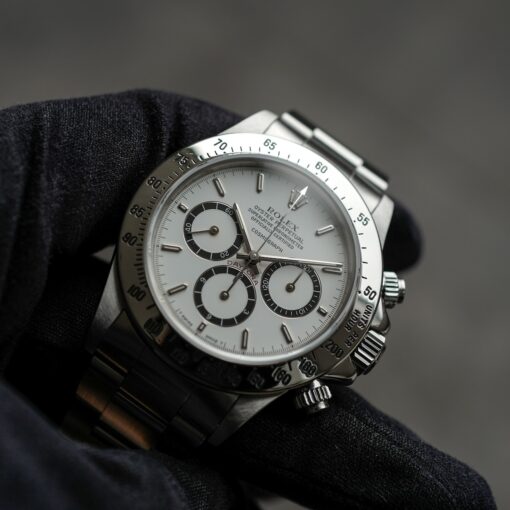 ロレックス/デイトナ16520/L番/段落ち/200タキ/逆６シングルバックル/ROLEX ZENITH DAYTONA Ref.16520 L "Mk.1 FLOATING DIAL" Mk.1  200Tachy Bezel 1989Y - 画像 (7)