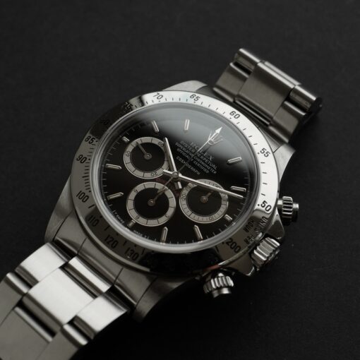 ロレックス/デイトナ16520/R番/段落ち/200タキ/逆６シングルバックル/ROLEX ZENITH DAYTONA Ref.16520 R "Mk.1 Floating Dial" Mk1. 200Tachy Bezel 1988Y - 画像 (3)