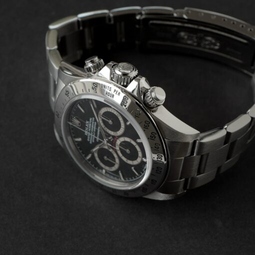 ロレックス/デイトナ16520/R番/段落ち/200タキ/逆６シングルバックル/ROLEX ZENITH DAYTONA Ref.16520 R "Mk.1 Floating Dial" Mk1. 200Tachy Bezel 1988Y - 画像 (5)