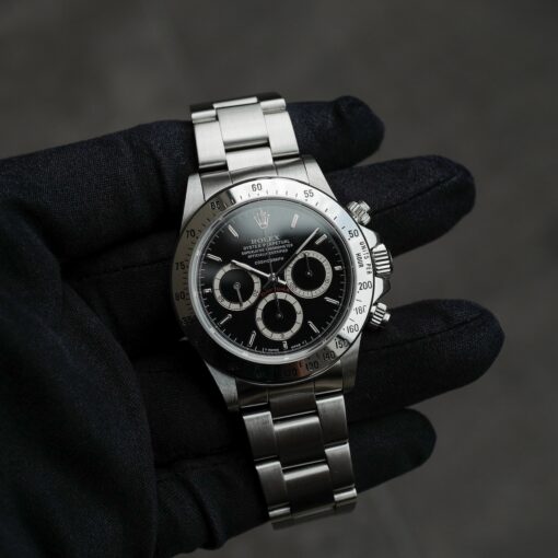 ロレックス/デイトナ16520/R番/段落ち/200タキ/逆６シングルバックル/ROLEX ZENITH DAYTONA Ref.16520 R "Mk.1 Floating Dial" Mk1. 200Tachy Bezel 1988Y - 画像 (2)