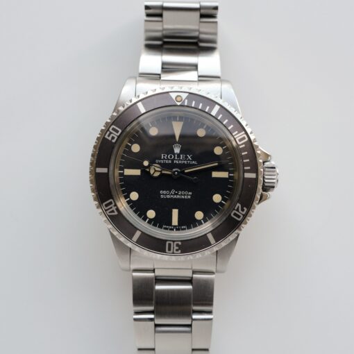 ロレックス/サブマリーナ5513/ノンセリフ/フチ無しマット/シンガーダイヤル/下サブ/ROLEX SUBMARINER Ref.5513 "Non Serif" Singer dial 1973y - 画像 (2)