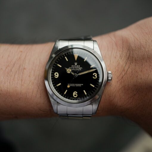 【NOT FOR SALE】【参考品】ロレックス/エクスプローラー1 / 1016 / ミラーダイヤル / マーク６/ROLEX EXPLORER 1 Ref.1016 "Gilt Dial" Mk.6 Dial 1966 - 画像 (4)