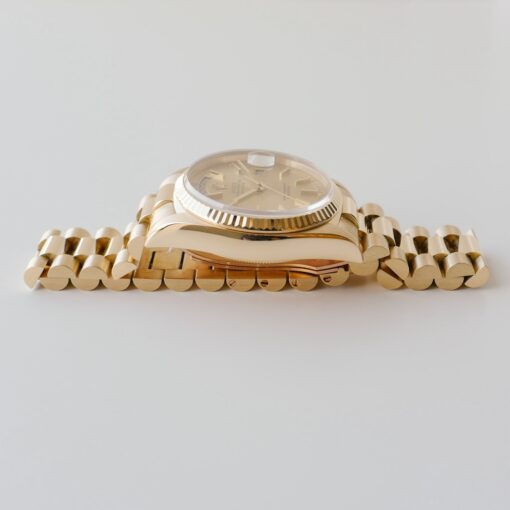 ロレックス/デイデイト/1985年/シャンパンダイヤル/保証書付き/ROLEX DAY-DATE Ref.18038 18KYG 1985y with Paper - 画像 (5)