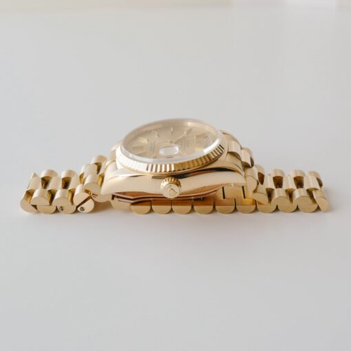 ロレックス/デイデイト/1985年/シャンパンダイヤル/保証書付き/ROLEX DAY-DATE Ref.18038 18KYG 1985y with Paper - 画像 (6)