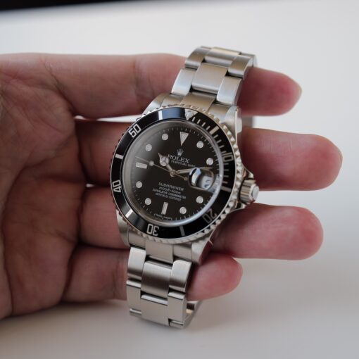 ロレックス/サブマリーナデイト16610/V番/2009年/ルーレット刻印/保証書付き/ROLEX SUBMARINER DATE Ref.16610 2009 with Paper, Box - 画像 (6)
