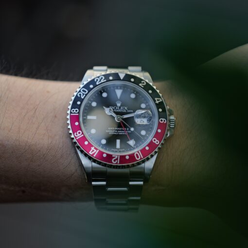 ロレックス/GMTマスター2/16710/コークベゼル/A番/1999年/保証付フルセット/ROLEX GMT-MASTER 2 Ref.16710 "Coke"1999y Full Set - 画像 (4)