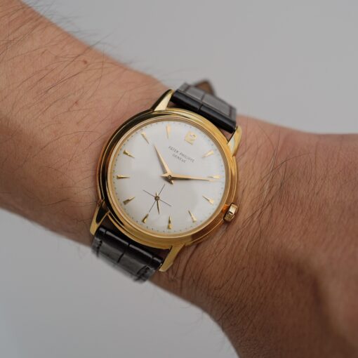 パテック・フィリップ/カラトラバ/2551/12-600AT/18KYG/1958yアーカイブ証明書付き/PATEK PHILIPPE CALATRAVA Ref.2551/cal.12-600 with Archive Paper - 画像 (3)