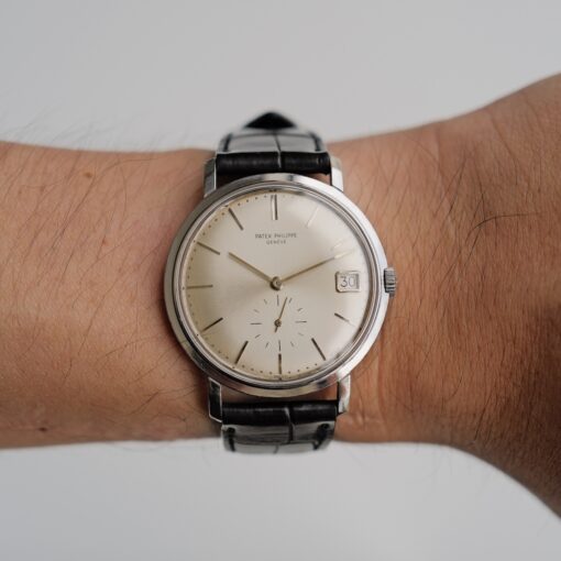 パテック・フィリップ/カラトラバ/3445/18KWG/27-460/アーカイブ証明書付き/PATEK PHILIPPE CALATRAVA Ref.3445/18KWG/cal.27-460 with Archive Paper - 画像 (4)