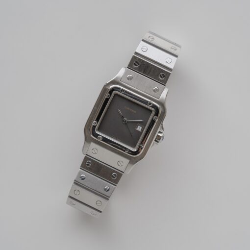カルティエ/サントス/カレ/ガルべ/LM/ゴースト/グレイダイヤル/2960/CARTIER SANTOS Carrée / Galbee LM "GHOST/GREY DIAL" Ref.2960 Stainless Steel Case