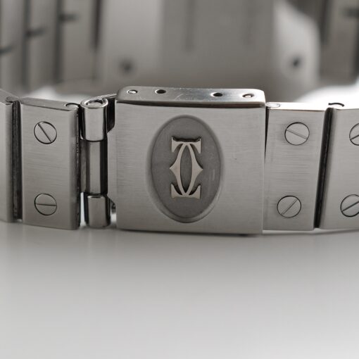 カルティエ/サントス/カレ/ガルべ/LM/ゴースト/グレイダイヤル/2960/CARTIER SANTOS Carrée / Galbee LM "GHOST/GREY DIAL" Ref.2960 Stainless Steel Case - 画像 (9)