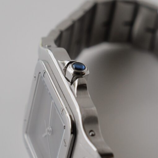 カルティエ/サントス/カレ/ガルべ/LM/ゴースト/グレイダイヤル/2960/CARTIER SANTOS Carrée / Galbee LM "GHOST/GREY DIAL" Ref.2960 Stainless Steel Case - 画像 (12)