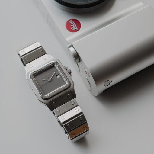 カルティエ/サントス/カレ/ガルべ/LM/ゴースト/グレイダイヤル/2960/CARTIER SANTOS Carrée / Galbee LM "GHOST/GREY DIAL" Ref.2960 Stainless Steel Case - 画像 (3)