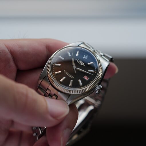 ロレックス/デイトジャスト6305/OCC/トロピカル/ミラーダイヤル/1954年/ROLEX DATE-JUST Ref.6305 "OCC TROPICAL GILT DIAL" 1954 - 画像 (5)