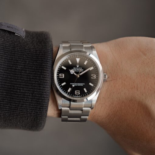 ロレックス/エクスプローラー1/114270/P番/裏蓋シール有り/保証書付き/ROLEX EXPLORER1 Ref.114270 P Serial 2000y with Paper - 画像 (4)