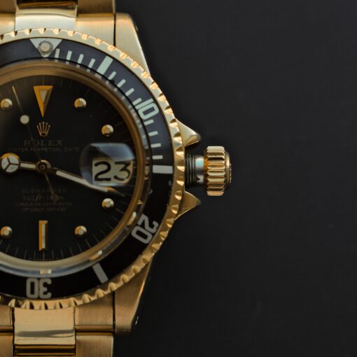 [参考商品］ロレックス/サブマリーナーデイト1680/8/黒壺ダイヤル/18KYG/ROLEX SUBMARINER DATE Ref.1680/8 "Black Nipple Dial" 18K YG 1972y - 画像 (6)