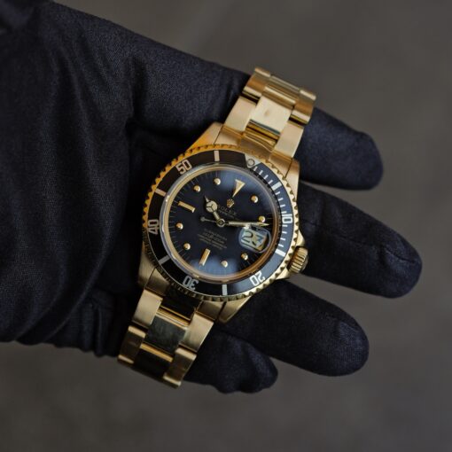 [参考商品］ロレックス/サブマリーナーデイト1680/8/黒壺ダイヤル/18KYG/ROLEX SUBMARINER DATE Ref.1680/8 "Black Nipple Dial" 18K YG 1972y - 画像 (3)