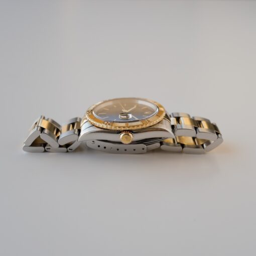 ロレックス/デイトジャスト16263/サンダーバード/ブラックダイヤル/18KYGベゼル/ROLEX DATE-JUST 36 Ref.16263 "Thunderbird" Black Dial 18KYG Bezel 2003 - 画像 (6)