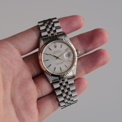 ロレックス/デイトジャスト16234/P番/シルバーダイヤル/保証書付き/ROLEX DATE-JSUT 36 Ref.16234 Silver Dial 2000 Box and Papers - 画像 (7)