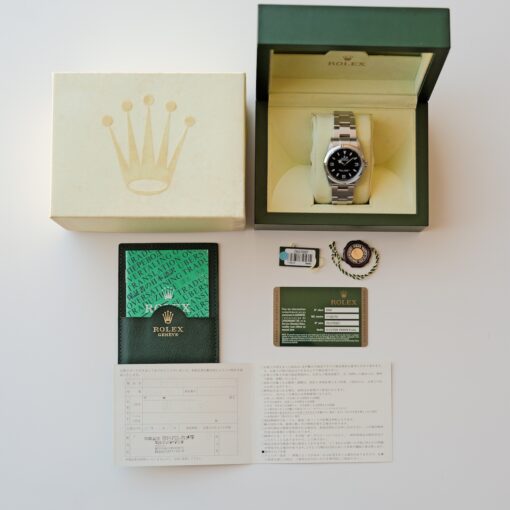 ロレックス/エクスプローラ1/114270/Z番/ルーレット刻印/最終仕様/フルセット/ROLEX EXPLORER 1 Ref.114270 “Roulette Engraved Mark” Z 2007 Full Set - 画像 (2)