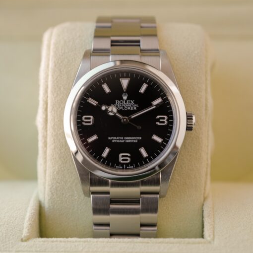 ロレックス/エクスプローラ1/114270/Z番/ルーレット刻印/最終仕様/フルセット/ROLEX EXPLORER 1 Ref.114270 “Roulette Engraved Mark” Z 2007 Full Set - 画像 (3)