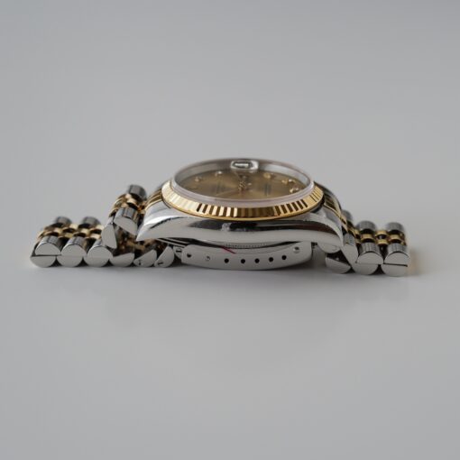 ロレックス/デイトジャスト16233G/18KYG/10Pダイヤモンド/保証書付きフルセット/ROLEX DATE-JUST Ref.16233G "10P Diamond" 18KYG 1997-98 Full Set - 画像 (8)