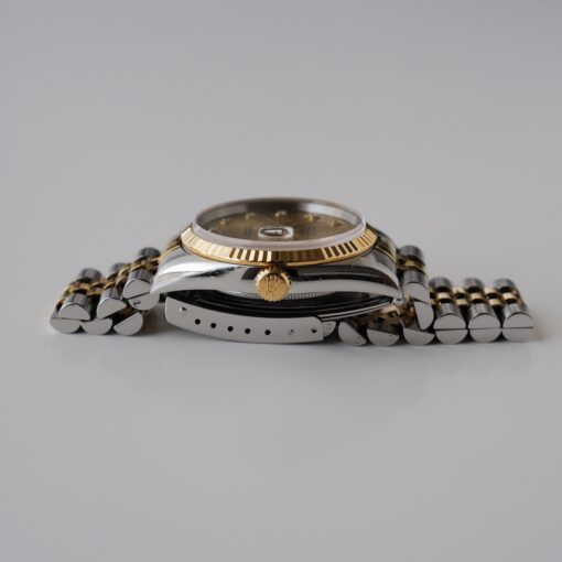 ロレックス/デイトジャスト16233G/18KYG/10Pダイヤモンド/保証書付きフルセット/ROLEX DATE-JUST Ref.16233G "10P Diamond" 18KYG 1997-98 Full Set - 画像 (9)
