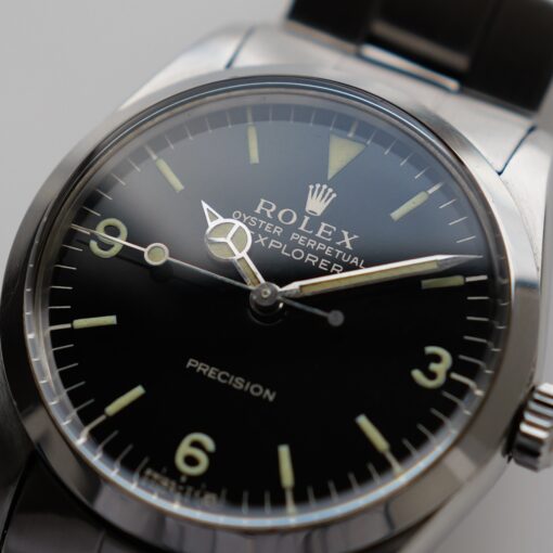 ロレックス/オイスターパーペチュアル5500/エクスプローラーダイヤル/ミラーダイヤル/1966年/ROLEX OYSTER PERPETUAL Ref.5500  EXPLORER "GILT DIAL" 1966 - 画像 (4)