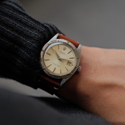 エイジング/レザーストラップ/ロレックスタイプ/Aging Leather Strap for ROLEX - 画像 (4)