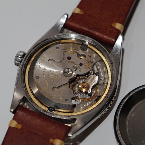 ロレックス/デイトジャスト6609/サンダーバード/シルバーダイヤル/WGベゼル/ROLEX DATE-JUST REF.6609 "Thunderbird" Silver Dial WG Bezel 1957 - 画像 (13)