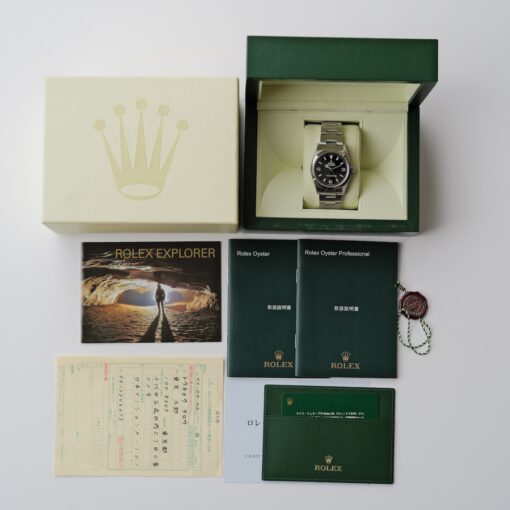 【価格見直し】ロレックス/エクスプローラー1/114270/V番/最終仕様/ルーレット刻印/ROLEX EXPLORER1 REF.114270 "Roulette Engraving" 2009 - 画像 (2)