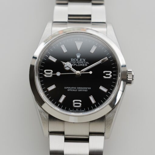 【価格見直し】ロレックス/エクスプローラー1/114270/V番/最終仕様/ルーレット刻印/ROLEX EXPLORER1 REF.114270 "Roulette Engraving" 2009 - 画像 (5)