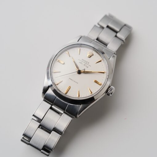 ロレックス/エアキング5500/ホワイトミラーダイヤル/ROLEX AIR-KING Ref.5500 "White Dial" 1968y - 画像 (8)