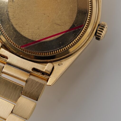 ロレックス/デイデイト18038/18Kイエローゴールド/ローマンインデックス/保証書付き/ROLEX DAY-DATE Ref.18038 Roman Dial 18KYG 1985Y - 画像 (15)