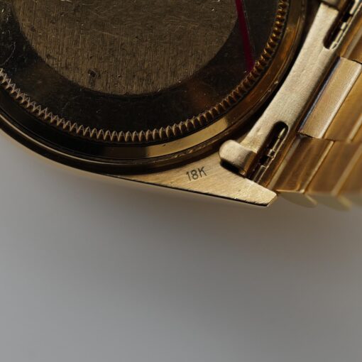 ロレックス/デイデイト18038/18Kイエローゴールド/ローマンインデックス/保証書付き/ROLEX DAY-DATE Ref.18038 Roman Dial 18KYG 1985Y - 画像 (13)