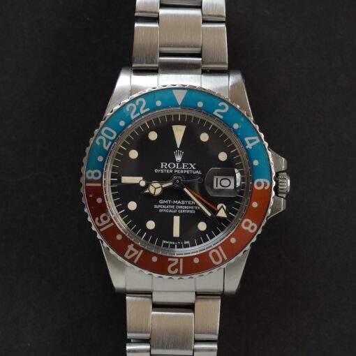 ロレックス/GMTマスター1675/ラジアル/マーク3ダイヤル/ROLEX GMT-MASTER Ref.1675 “Radial Dial” Mk.3 1977y - 画像 (4)