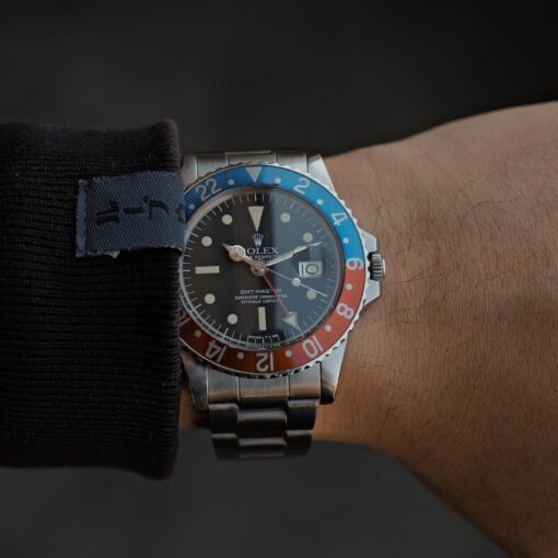 ロレックス/GMTマスター1675/ラジアル/マーク3ダイヤル/ROLEX GMT-MASTER Ref.1675 “Radial Dial” Mk.3 1977y - 画像 (2)