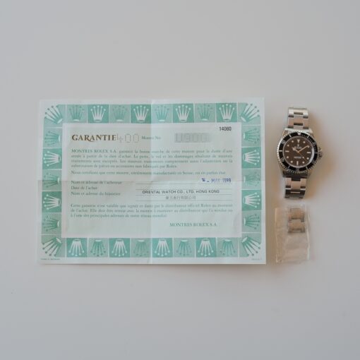 ロレックス/サブマリーナー14060/スイスオンリー/裏蓋シールあり/保証書付き/ROLEX SUBMARINER Ref.14060 "SWISS ONLY" 1998y with Paper - 画像 (2)