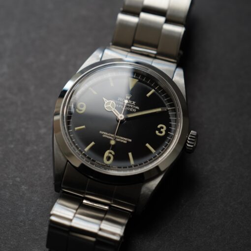 ロレックス/エクスプローラー1/1016/マーク6/ミラーダイヤル/ROLEX EXPLORER1 Ref.1016 “GILT DIAL” Mk.6 Dial 1967y - 画像 (4)