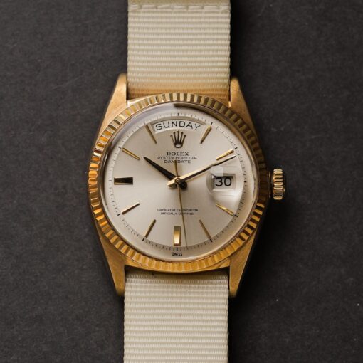 ロレックス/デイデイト1803/シルバーホワイトダイヤル/18Kイエローゴールド/ROLEX DAY-DATE Ref.1803 18KYG "Silver White Dial" 1963y - 画像 (2)