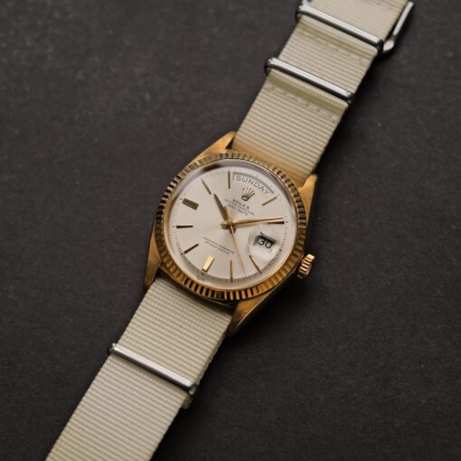 ロレックス/デイデイト1803/シルバーホワイトダイヤル/18Kイエローゴールド/ROLEX DAY-DATE Ref.1803 18KYG "Silver White Dial" 1963y - 画像 (3)