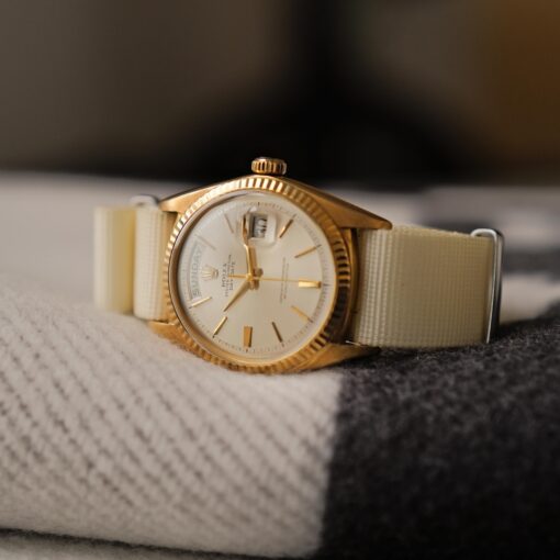 ロレックス/デイデイト1803/シルバーホワイトダイヤル/18Kイエローゴールド/ROLEX DAY-DATE Ref.1803 18KYG "Silver White Dial" 1963y - 画像 (9)