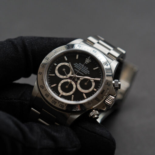 ロレックス/デイトナ16520/R番/段落ちマーク1ダイヤル/200タキ/逆6/シングルバックル/ROLEX DAYTONA REF.16520 “Mk.1 Floating Dial”  Mk.1 200 Tachy Bezel 1988y - 画像 (5)