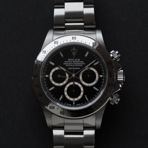 ロレックス/デイトナ16520/R番/段落ちマーク1ダイヤル/200タキ/逆6/シングルバックル/ROLEX DAYTONA REF.16520 “Mk.1 Floating Dial”  Mk.1 200 Tachy Bezel 1988y - 画像 (2)