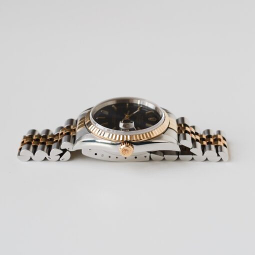 ロレックス/デイトジャスト16233/U番/トリチノバ/ブルーダイヤル/18Kイエローゴールド/ROLEX DATE-JUST Ref.16233 "Tritinova" Blue Dial 1997-98y - 画像 (7)