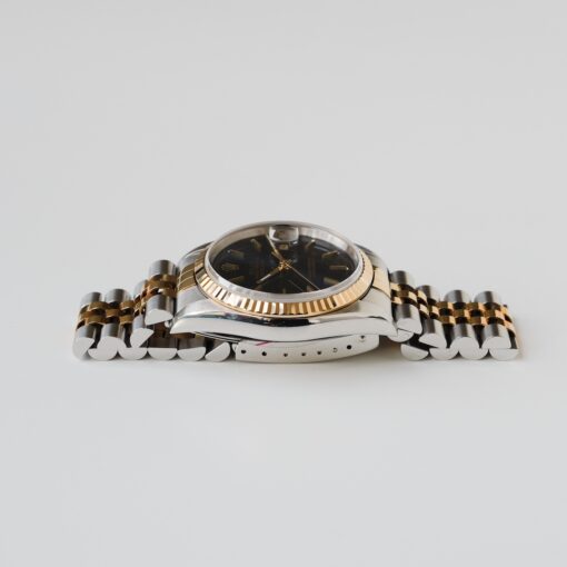 ロレックス/デイトジャスト16233/U番/トリチノバ/ブルーダイヤル/18Kイエローゴールド/ROLEX DATE-JUST Ref.16233 "Tritinova" Blue Dial 1997-98y - 画像 (8)