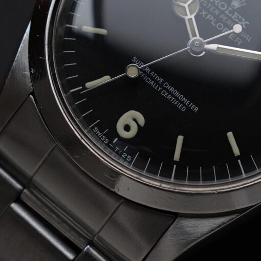 ロレックス/エクスプローラー1/1016/マーク１/ファットフォント/マットダイヤル/ROLEX EXPLORER 1 REF.1016 Mark 1 dial  "FAT FONT" 1968y - 画像 (5)