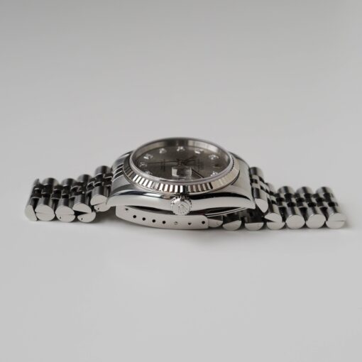 【VALUE PRICE】ロレックス/デイトジャスト16234G/P番/コンピューター/後期10Pダイヤモンド/保証書付き/ROLEX DATE JUST Ref.16234G "Computer 10P Diamonds" with Guarantee 2000y - 画像 (9)