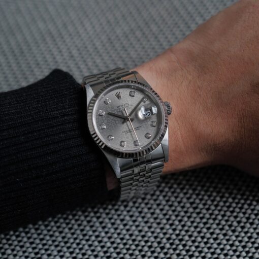 【VALUE PRICE】ロレックス/デイトジャスト16234G/P番/コンピューター/後期10Pダイヤモンド/保証書付き/ROLEX DATE JUST Ref.16234G "Computer 10P Diamonds" with Guarantee 2000y - 画像 (6)